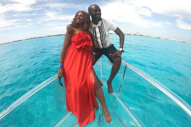 Cancun Clear Boat Tour Explore the Caribbean Sea - Experience the Wonders of Cancun’s Underwater World from a Transparent Vessel