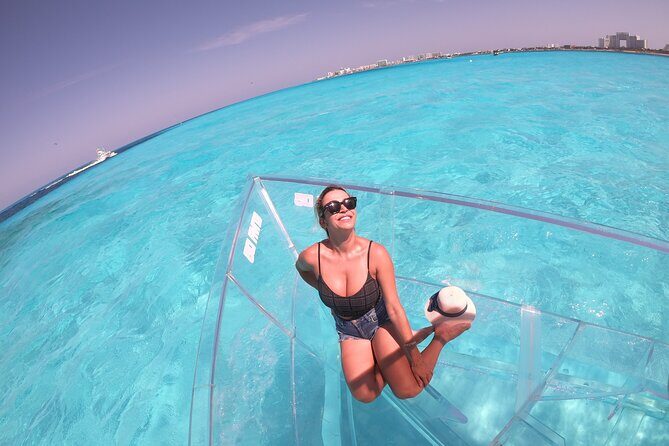 Cancun Clear Boat Tour Explore the Caribbean Sea - The Itinerary in Detail
