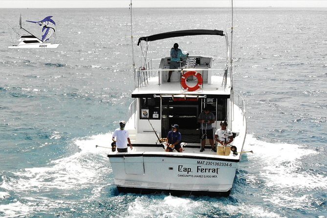 Cancun fishing charter if you don't fish you don't pay 46ft yacht 12pax 25P14 - FAQ