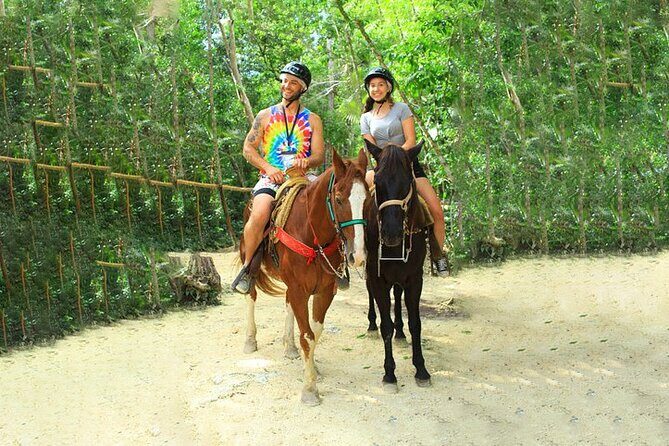 Cancun Horseback Riding, ATV, Ziplines, Cenote, Lunch and Drinks - The Bottom Line