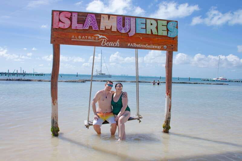Cancun: Incredible Party on Catamaran+Open Bar-Adults Only! - Sailing Back and Sunset Views