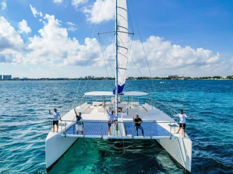 Cancun: Isla Mujeres All-Inclusive Catamaran with pick-up - The Itinerary in Detail