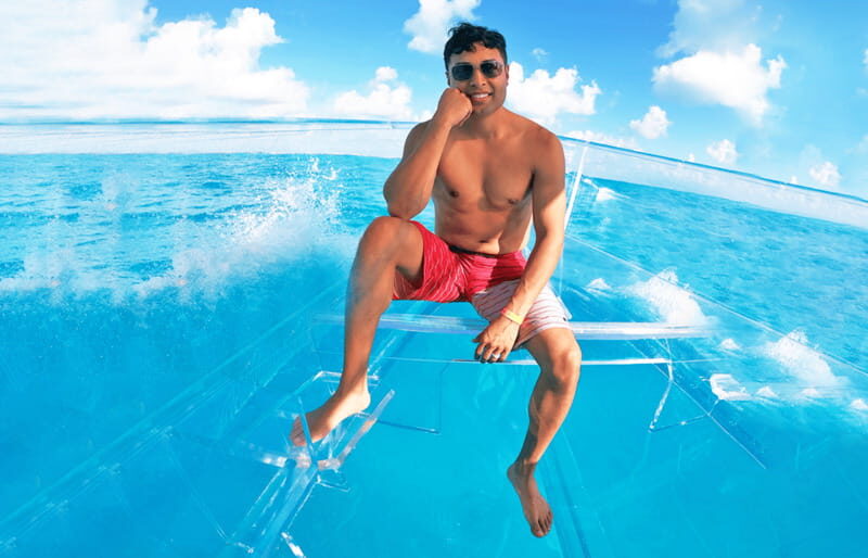 Cancún: Nichupté Lagoon Transparent Boat Tour with Drinks - The Sum Up