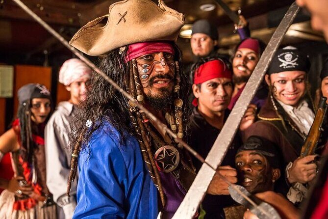 Cancun Pirate Ship Adventure : Dinner & Show at Sea 2 for 1 Deal - Setting Sail on the Cancun Pirate Ship Adventure