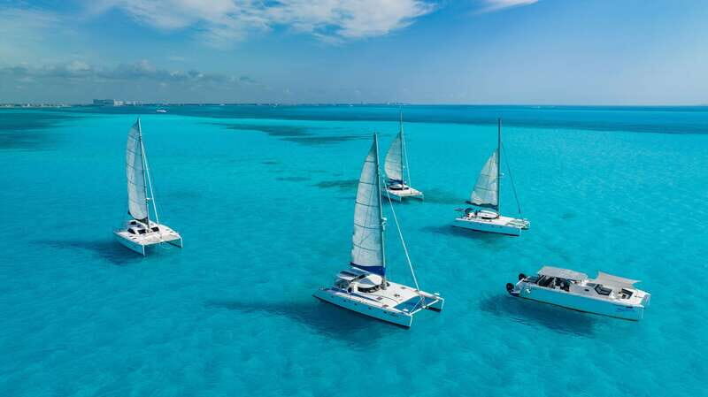 Cancun: Private Catamaran with Open Bar & Snorkeling Option - Key Points