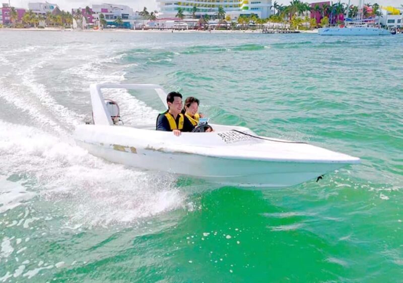 Cancun: Speed Boat Adventure in Nichupte Lagoon - Key Points
