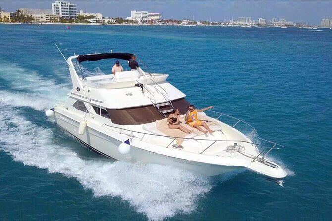 Cancun yachts rental YACHT 46 FT, 15 PAX MAX 25P12 - Itinerary Details and What to Expect