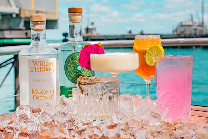 Cape Adieu Darwin Sunset Dinner Cruise - Drinks and Atmosphere