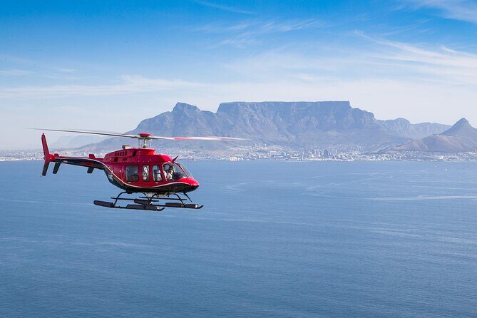 Cape Peninsula Helicopter Private Tour with Stellenbosch Wine Tasting & Lunch - Key Points
