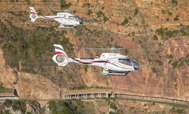 Cape Town: 2 Oceans Helicopter Flight with free Boat Tour - Key Points