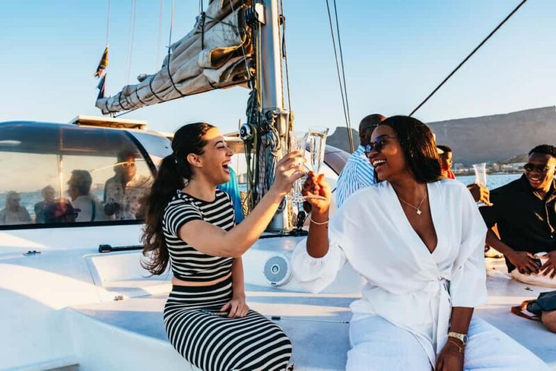 Cape Town: Sunset Catamaran Cruise on Table Bay with Bubbles - An Authentic Look at the Sunset Catamaran Cruise