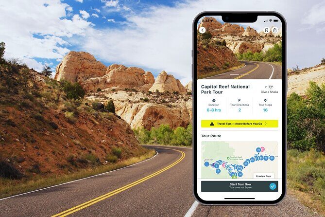 Capitol Reef National Park Self-Guided Audio Tour - Key Points