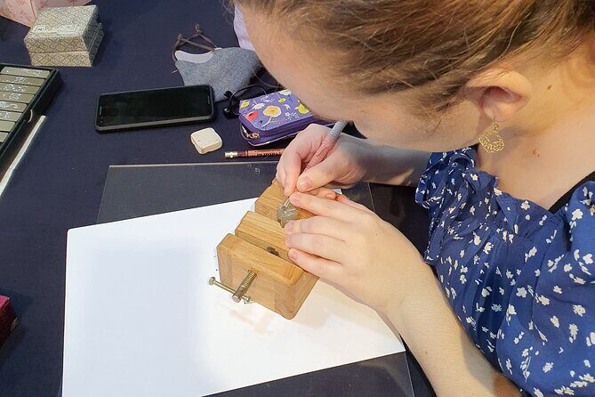Carving a Korean Stone Seal with Jeongju in Insadong Seoul. - A Closer Look at the Experience