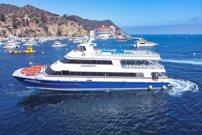 Catalina Island Ferry Avalon to Newport Beach - The Arrival in Avalon