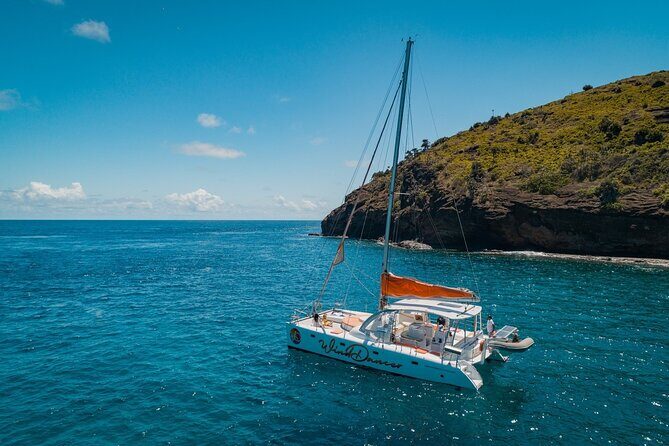 Catamaran Full-Day 3 island Northern Isles Cruise in Grand Baie - Flat Island: Spectacular Cliffs and Picnics
