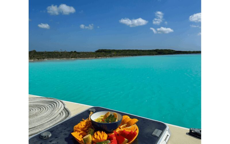 Catamaran Sailing Experience at Bacalar Lagoon. - Discovering the Lagoon of Seven Colors