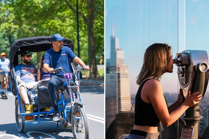 Central Park Pedicab Tour with Top of the Rock Access - An Introduction to the Experience