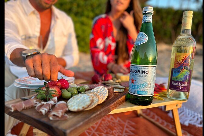 Charcuterie Board and Sunset at Pristine Beach with Photos - The Sum Up