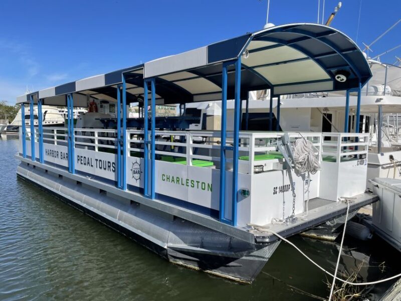 Charleston: Harbor Bar Pedal Boat Party Cruise - The Pedal Stations and Active Fun