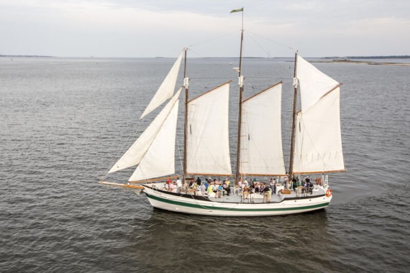 Charleston: Schooner Sailing Harbor Tour & Dolphin Watch - The Itinerary in Detail