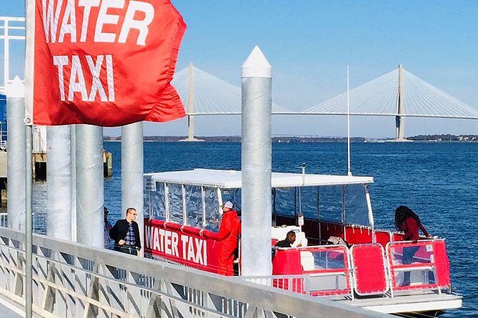 Charleston Water Taxi Cruise with Dolphin Sighting - Key Points