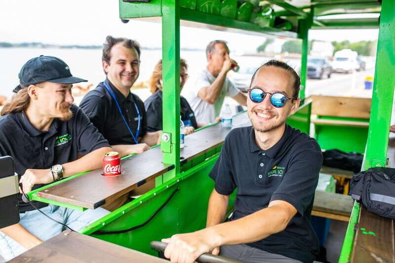 Charlottetown: Solar Food/Drink Party Bike Experience - The Final Stretch and Return