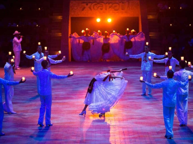 Check out the Night Show at Xcaret Park - The Night Show Itself