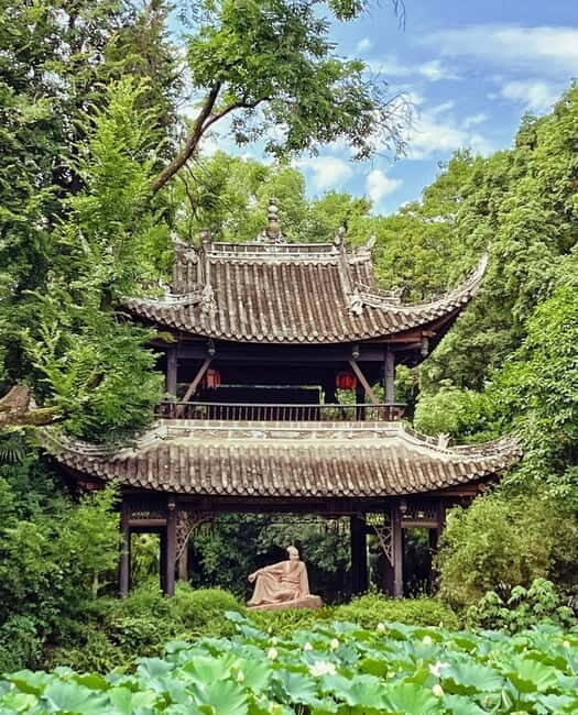 Chengdu Meishan: Secret Temple, Pickle Museum & Weave Bamboo - The Qianfo Temple Scenic Area