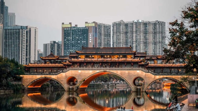 Chengdu Night Tour Jinjiang Ferry Ticket - Key Points