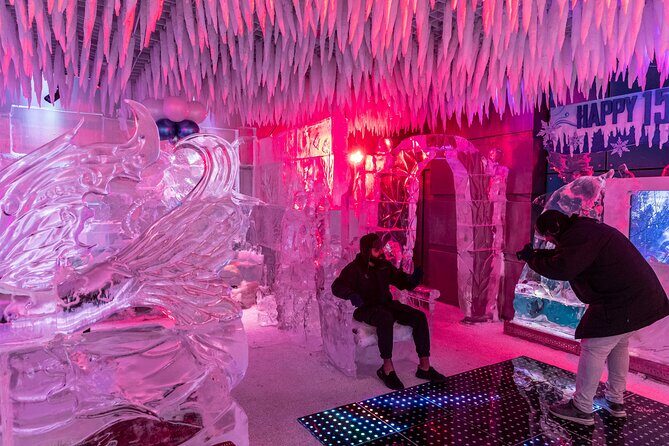 Chillout Ice Lounge Dubai Experience Ticket with Transfers Option - Authentic Ice Sculptures and Creative Decor