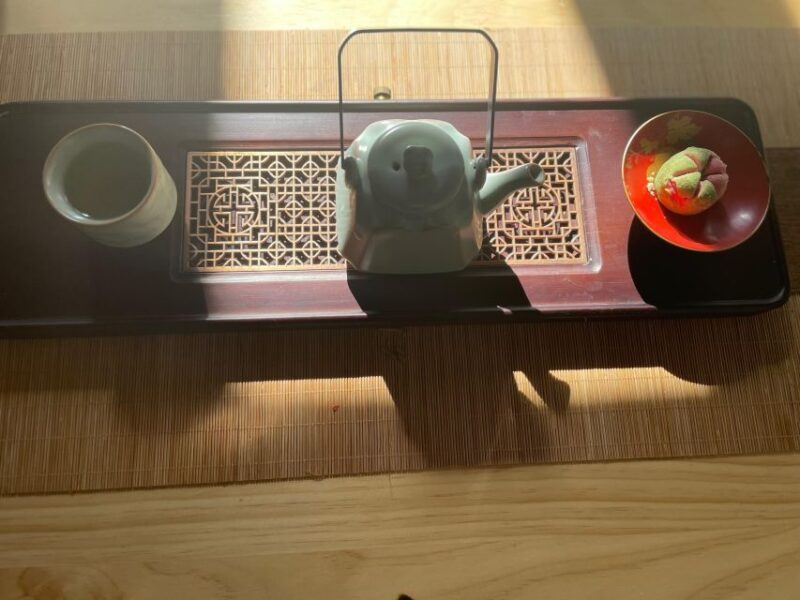 Chinese Tea ceremony in Beijing Hutong courtyard