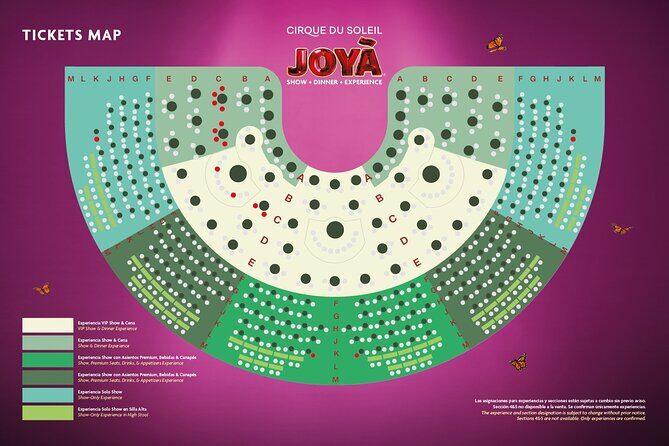 Cirque du Soleil JOYÀ Admission Tickets - Frequently Asked Questions