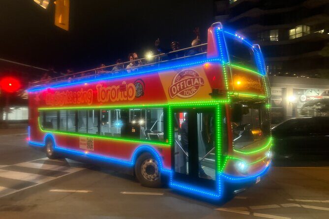 City Sightseeing Toronto Guided Night Bus Tour - Key Points