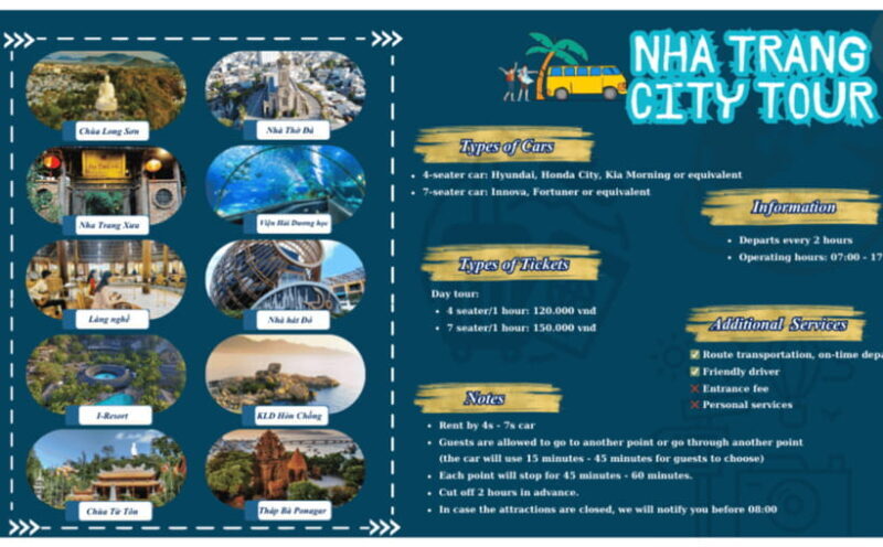 CITY TOUR PRIVATE CAR RENTAL FOR SIGHTSEEING IN NHA TRANG - Introduction: Why This Private Car Tour Might Be Your Best Bet in Nha Trang