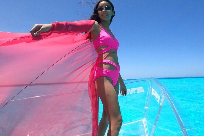 Clear Boat tour in Cancun, 1:30 hours perfect for pictures! - What Travelers and Reviews Say