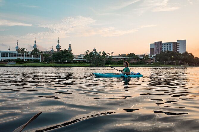 Clear Kayaking Glow Tour in Tampa Riverwalk - A Glowing Nighttime Kayak Adventure on Tampa’s Hillsborough River