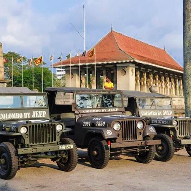 Colombo: City by World War Jeep Private Tour - What Makes This Tour Stand Out
