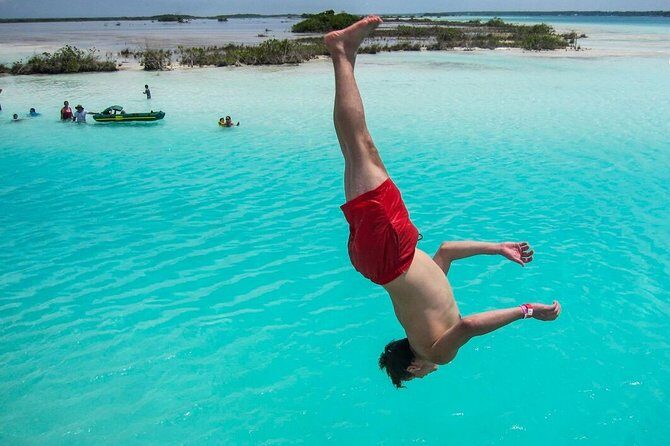 Colorful BACALAR. Incredible Pontoon Tour in one day from Cancun or Riviera Maya - Summary