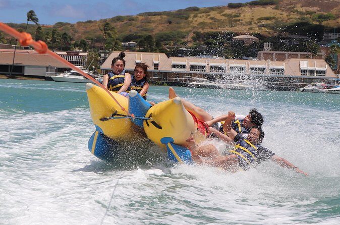 Combo Banana Boat Ride and Bumper Tube Ride in Hawaii - The Sum Up