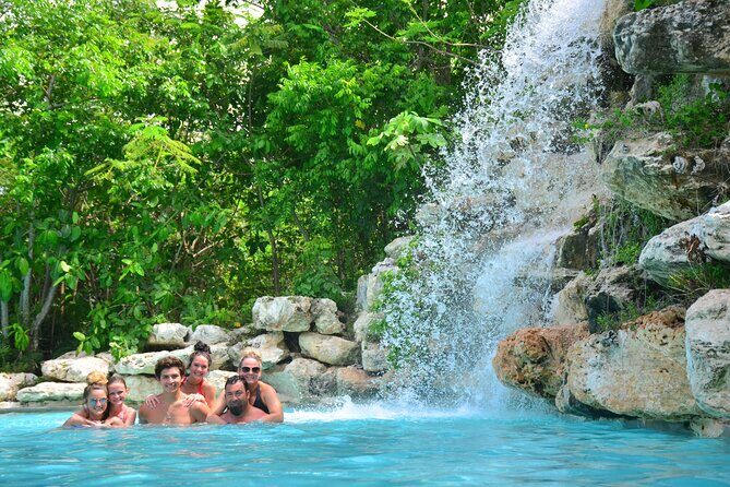 COMBO: Zip Line, Cenote Blue Lagoon, Jungle River &Waterfall Pool - FAQs