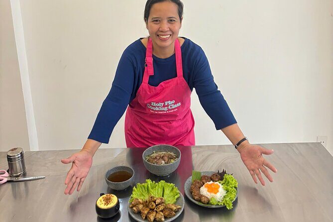 Cook 4 Local Vietnamese Dishes In Pink-themed Class & Market Tour - Practical Details and Logistics