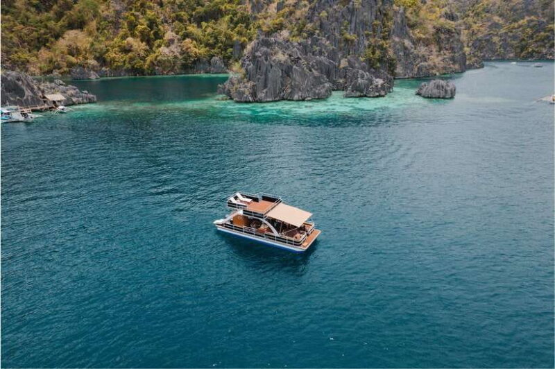 Coron Island Hopping: Private Double Deck Party Boat Slide - Key Points