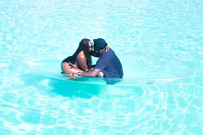 Couples Clear Kayak PhotoShoot Grand Turk Island - What to Expect on Your Grand Turk Kayak Photo Shoot