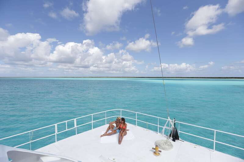 Cozumel: Catamaran, El Cielo Bay & Palancar Reef with Lunch - FAQ