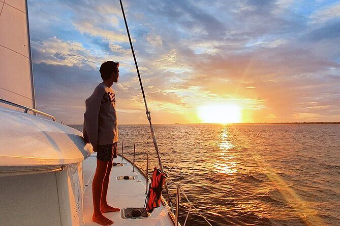 Cozumel Sunset Private Catamaran Adventure - Key Points