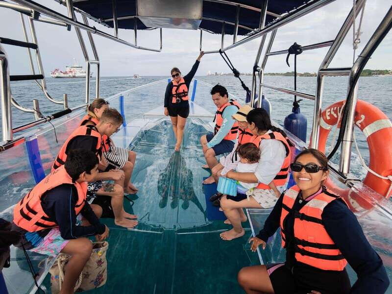 Cozumel: Transparent Boat Tour with Snorkeling and 2 Beers, Clear Boat - FAQ