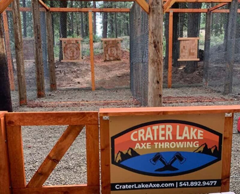 Crater Lake Axe Throwing Experience - Key Points