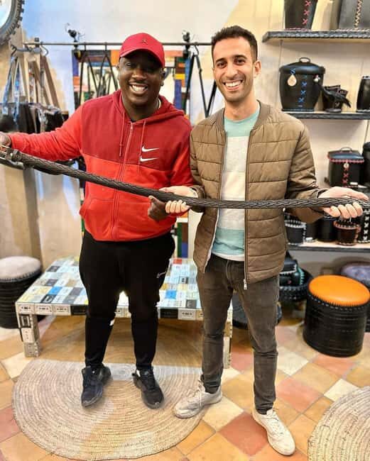 Create your own recycled tire belt in Agadir - UpcycleMo - Discovering the Creativity of Upcycling in Agadir — A Review of the Recycled Tire Belt Workshop