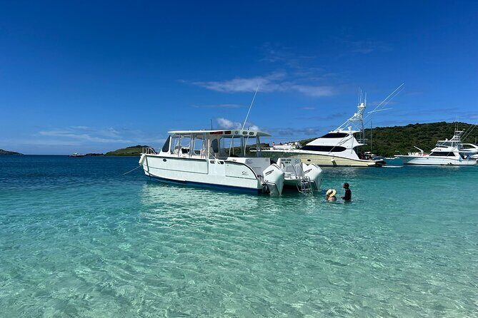 Culebrita Boat Day Trip / For Guest already in Culebra Island - Exploring the Island: Ruins, Beaches, and Breathtaking Views