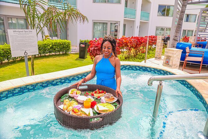 Curacao Floating Breakfast Photoshoot free Drone Videos & Mimosas - Price and Value